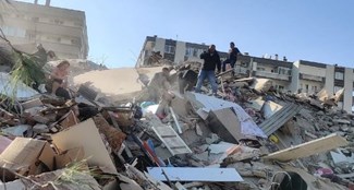 devastating earthquake tremors in turkey.huge loss of life and property.