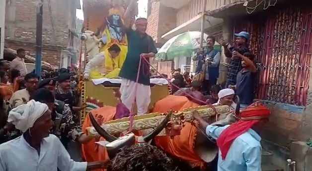 bholenath  ke sarthi bane grih rajya mantri 