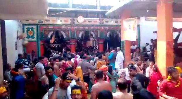 buxer ke baba brambheshwar mandir me bhagdad 