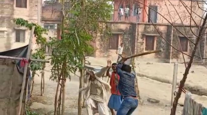 begusarai me jameen vivad ko lekar bawal 