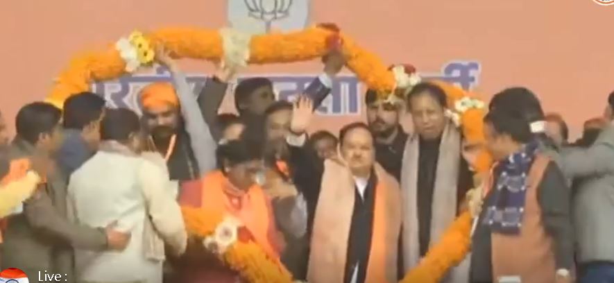 MUZAFFARPUR ME BJP KI BADI SABHA.