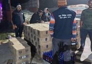 teghra police of begusarai recovered a truck liquor