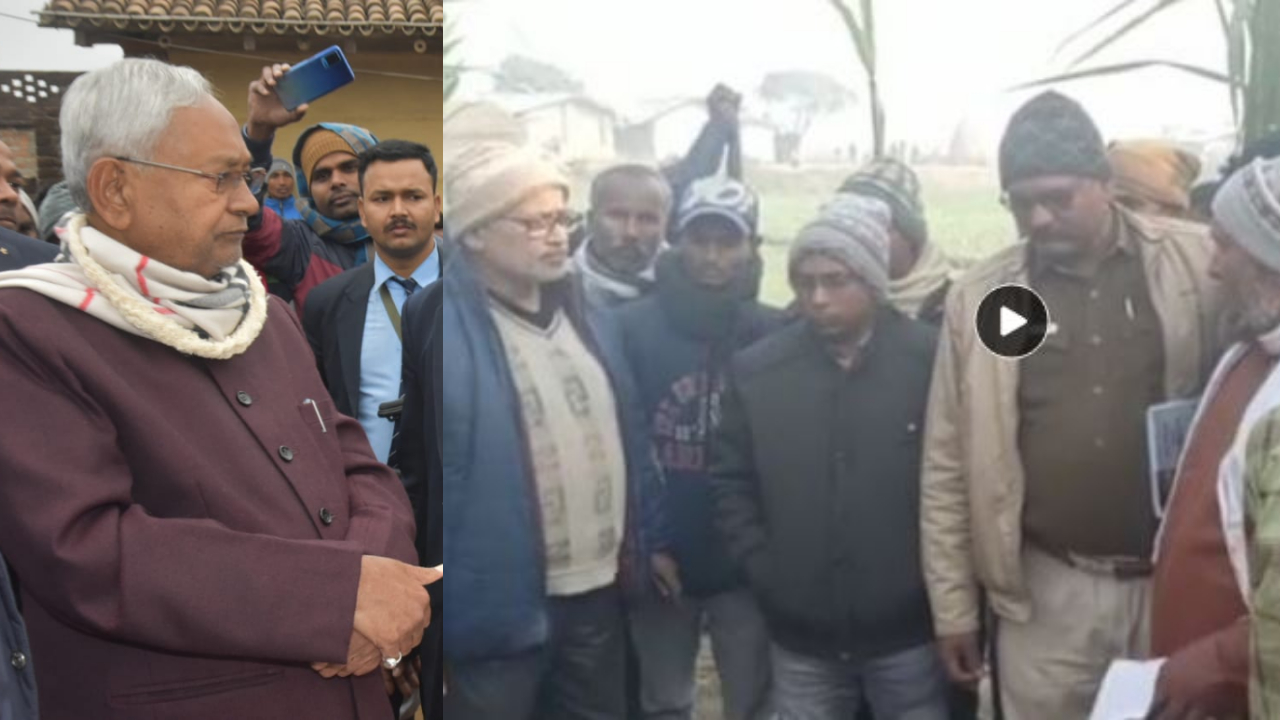 sensation due to the murder of young man in sitamarhi just before cm nitish visit