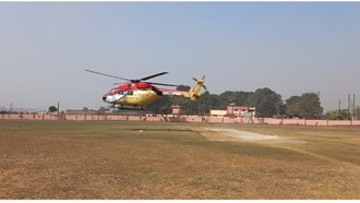 helicopter landing mai bhari chuck 