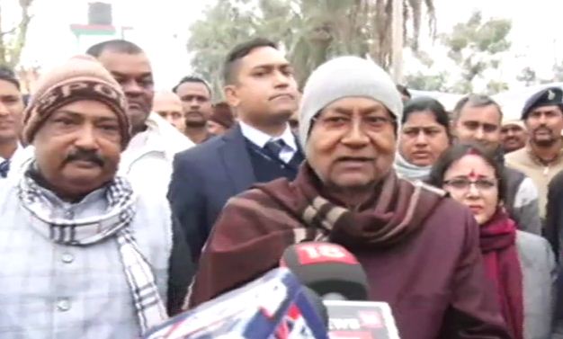 CM nitish pahuche madhubani 