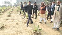 cm nitish feedback of schemes along with inspection of fish processing center in bhojpur