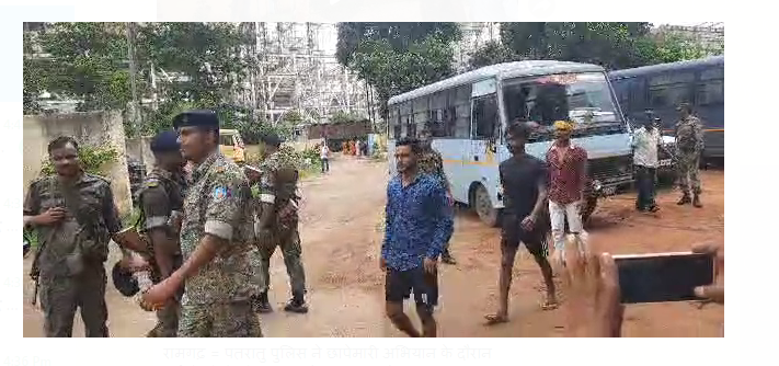 ramgarh mai ats dsp aur si per hamla mamla