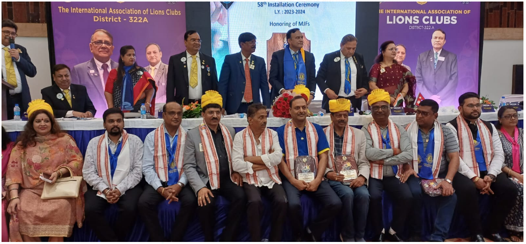 layans international jila 322a ka instolation samaroh 