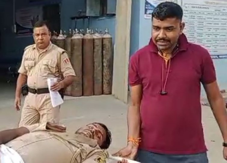 breaking dgp rs bhatti ke daroga ko balu magia ne  raunda.