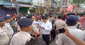 Clash between two parties during Tajia procession, DM-SP took charge, appeals people not to pay attention to rumors