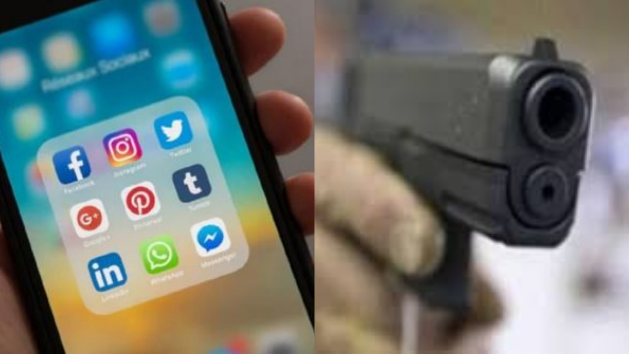 Brother-in-law pulled out his pistol just for a mobile