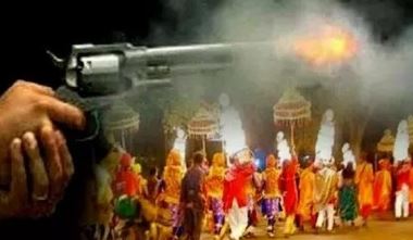 breaking During the dance in the wedding ceremony, two were shot in Harsh firing
