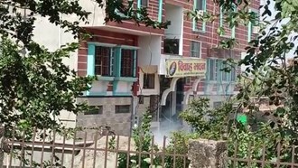 Fire broke out in private Dharamshala of Basukinath