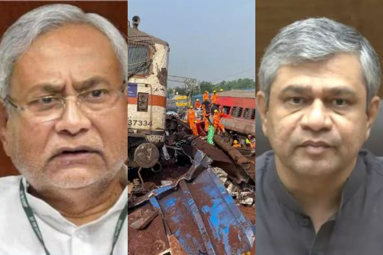 NITISH KE MANTRI NE MANGA RAIL MANTRI KA ISTEEFA