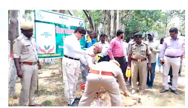 vishwa paryavaran diwas per kiya gaya podhropan 