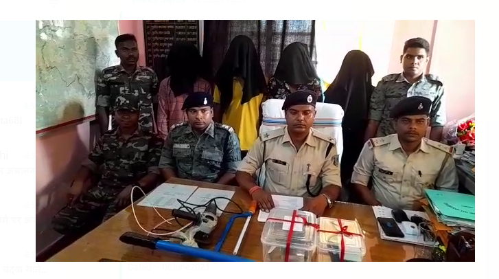 heavy pol cutting evam chori ke virudh badi karrawai  