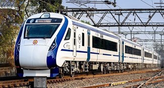 new track per daudegi vande bharat express