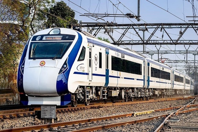 new track per daudegi vande bharat express