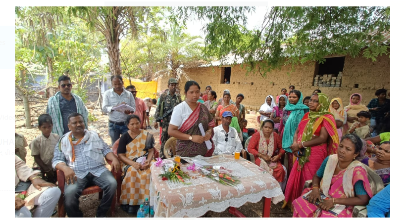 graminon ne saansad ko samsyaon se karaya awagat 
