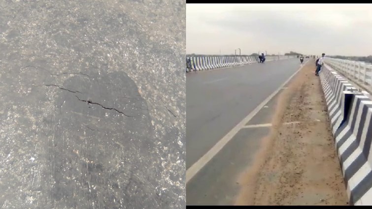 Video of crack in bridge went viral, SP Singla company got it repaired overnight