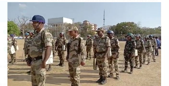 holi aur shabe baraat ko lekar mauck drill