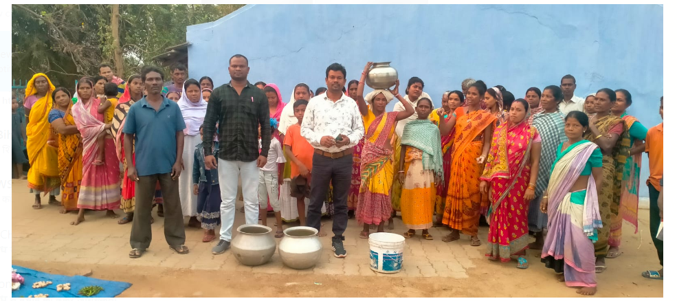 gramin nadi ka pani pine ko majboor 