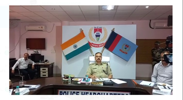 jharkhand police mukhyalaya mai high level meeting  