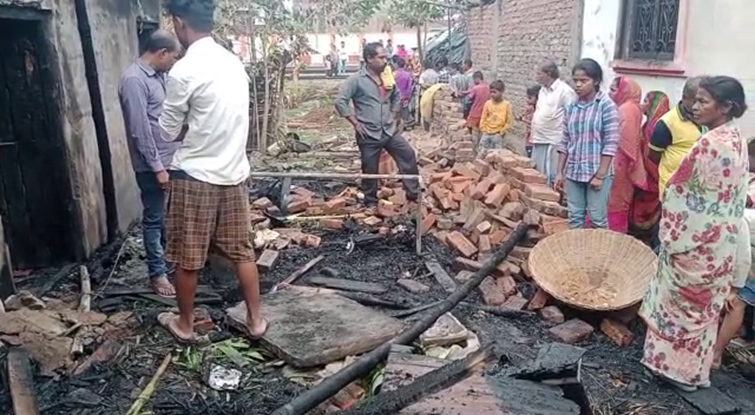 breaking Tragic death of four children in Muzaffarpur house fire