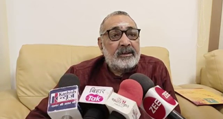 Union Minister Giriraj Singh got heated on the issue of Bajrang Dal and Bageshwar Baba