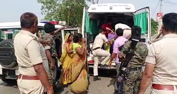 pariwarik kalah me pati ne patni ko mari goli 