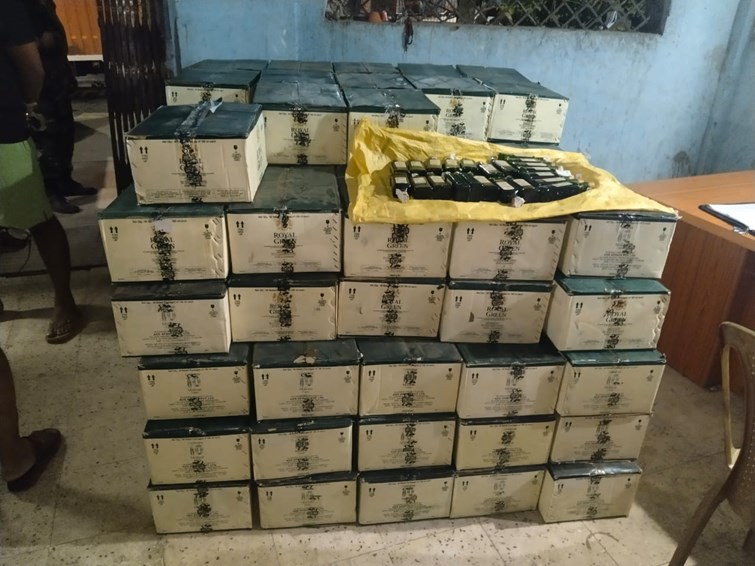 500 cartons of foreign liquor seized in Gaya's Sherghati