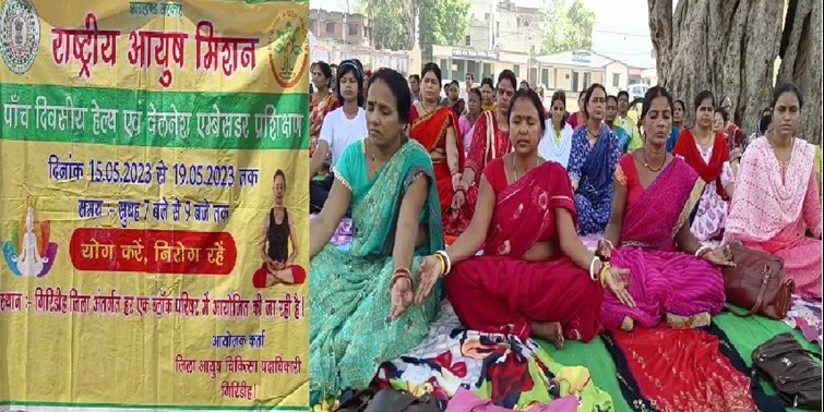Organization of five-day health and wellness ambassador training camp for upcoming International Yoga Day program