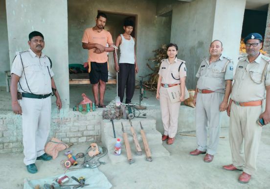 saharsa me mini gun factory ka khulasa 