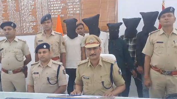 bade apradh ki yojna bana rhe 5 shatir apradhi daboche gye 