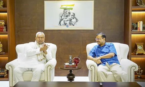 nitish ke mission 2024 ka asar kejriwal ne pukara nitish ne kendra ko lalkara 