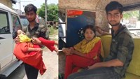Love story started through Facebook .. eloped with disabled girlfriend and got married ..