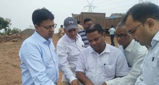 Deputy Commissioner Rahul Kumar Sinha inspected