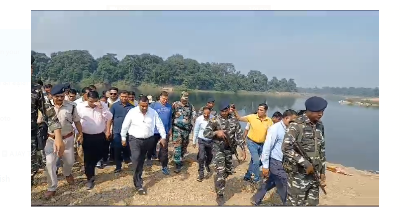 mantri banna gupta ne chhath ghaton ka kiya nirikchhan  