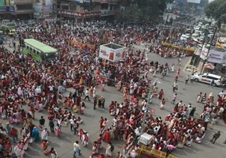  Uproar among Anganwadi workers in Patna