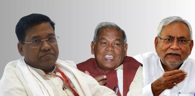 manjhi ke bete ne kiya cm nitish par karara hamla , kaha dalit virodhi chehra aaya samne 