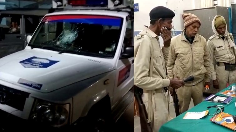 The gamblers attacked and chased away DGP RS Bhatti's Aurangabad police.