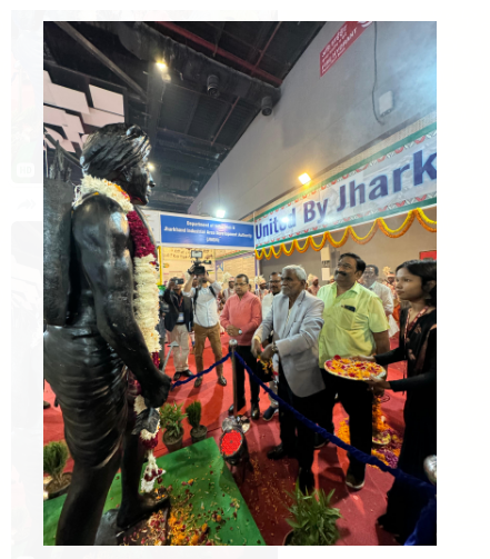 mantri champai soren ne kiya jharkhand mandap ka udghatan 