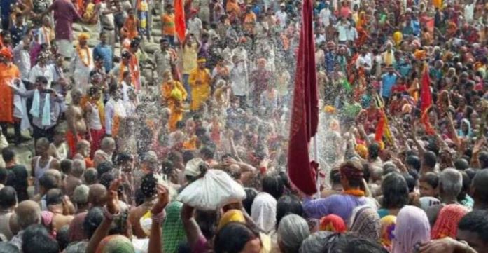 begusarai ke simriya dham me mahakumbh , kal hoga antim shahi snan 