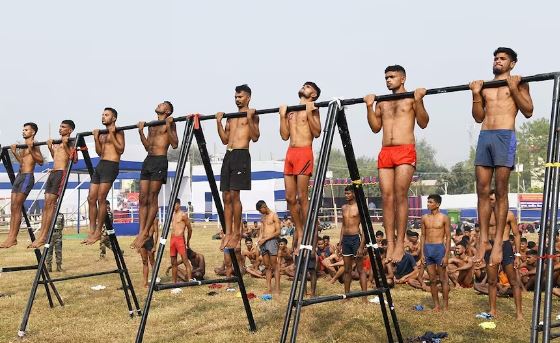 Second phase of Agniveer recruitment begins. In the second phase, physical examination and digital document verification of the candidates will be don