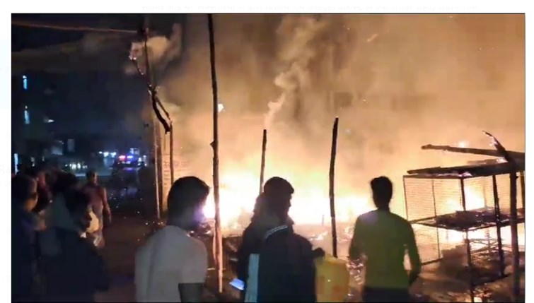 dhanbad mai aag ka tandav lagataar jaari 