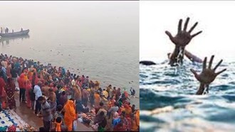 Two youths died due to drowning while taking bath in Ganga on the occasion of Kartik Purnima.