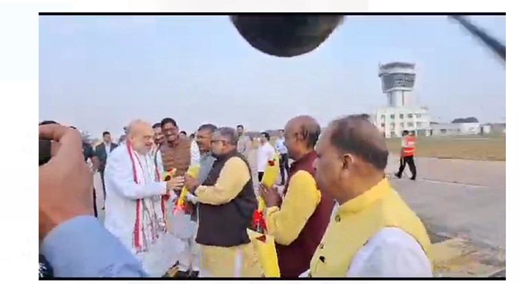 grihmantri amit shah pahunche ranchi 