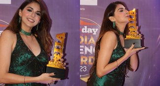 miss universe india lavina israni ko mila mid day influensers award 