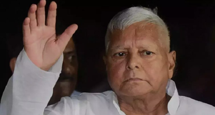  Lalu Prasad expressed happiness over the release of caste census data.