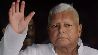  Lalu Prasad expressed happiness over the release of caste census data.
